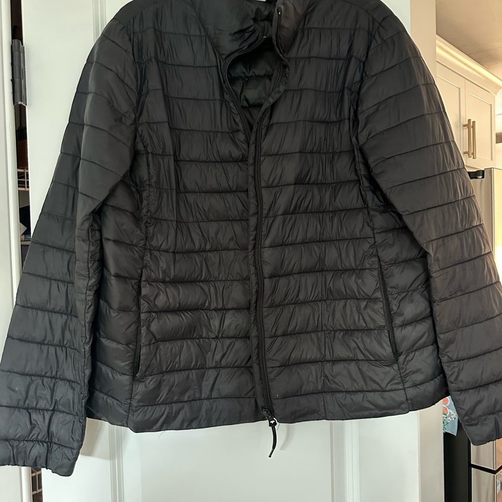 Old Navy Black Puffer Coat